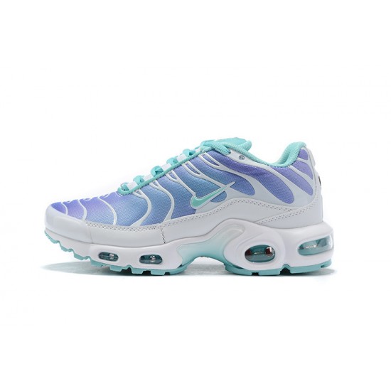 Air Max Plus Tn White Blue Running Shoes Women's