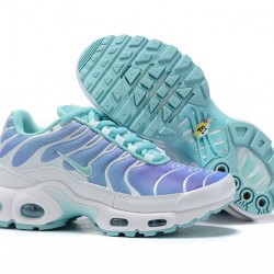 Air Max Plus Tn White Blue Running Shoes Women's