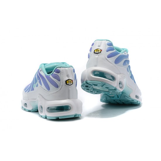 Air Max Plus Tn White Blue Running Shoes Women's