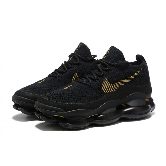 Air Max Scorpion Black Yellow Running Shoes Men's