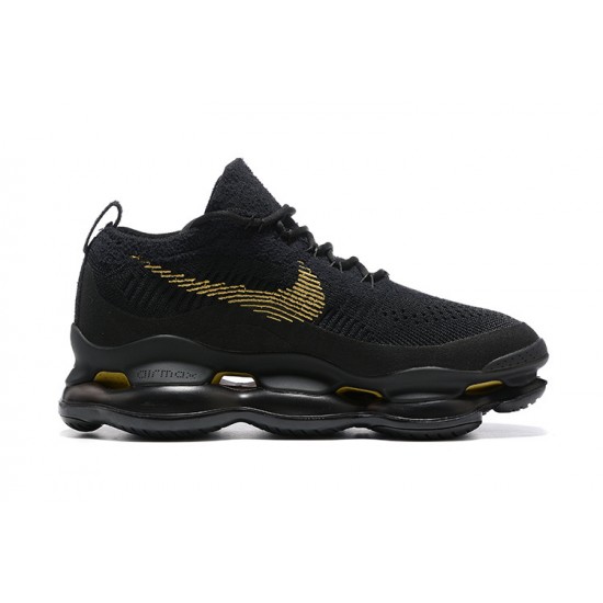 Air Max Scorpion Black Yellow Running Shoes Men's