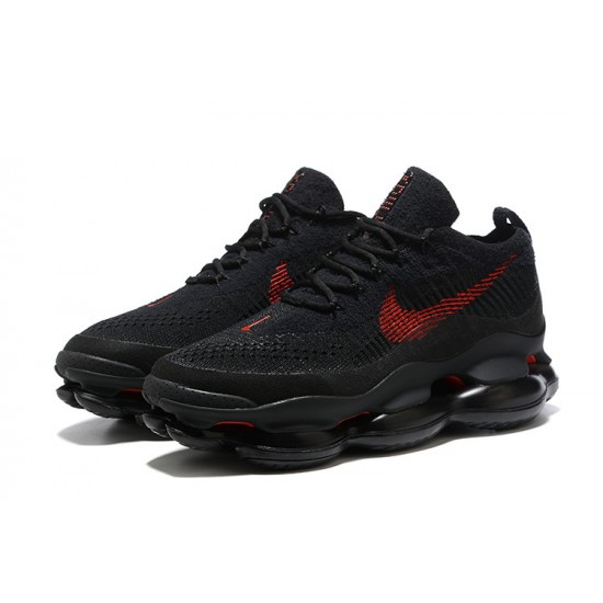 Air Max Scorpion Black and Red Running Shoes Men's