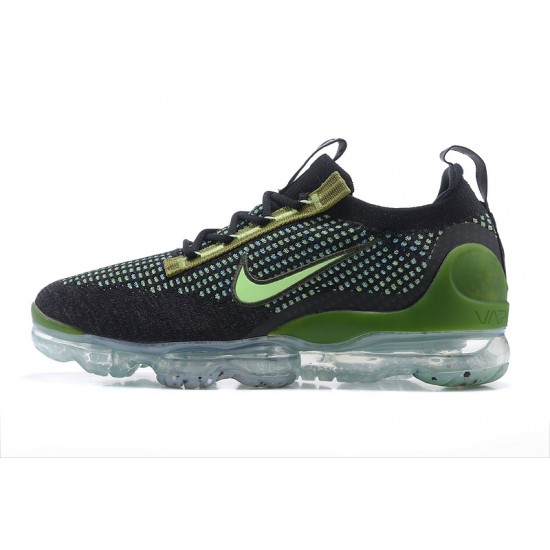 Air VaporMax 2021 Flyknit Black Green DQ7640-001 Running Shoes Women's/Men's