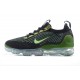 Air VaporMax 2021 Flyknit Black Green DQ7640-001 Running Shoes Women's/Men's