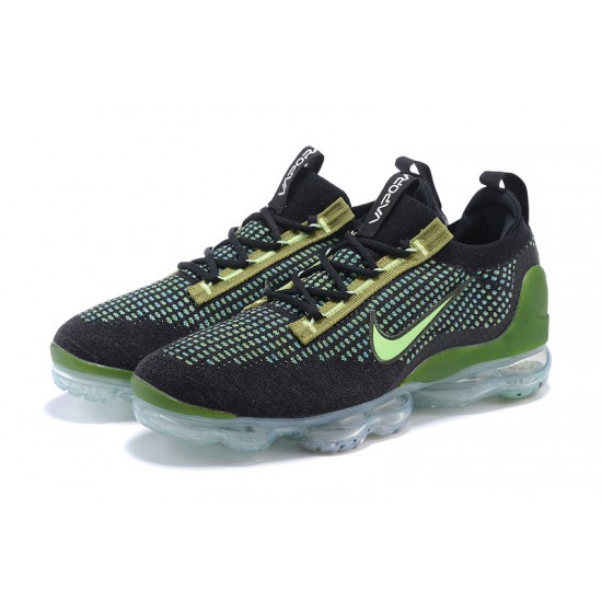 Air VaporMax 2021 Flyknit Black Green DQ7640-001 Running Shoes Women's/Men's