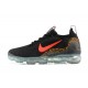 Air VaporMax 2021 Flyknit Black Red Running Shoes Women's/Men's