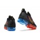 Air VaporMax 2021 Flyknit Black Red and Blue Running Shoes Women's/Men's