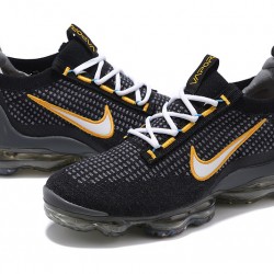 Air VaporMax 2021 Flyknit Black Yellow DH4086-001 Running Shoes Women's/Men's