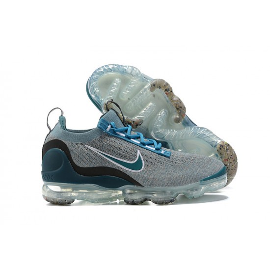 Air VaporMax 2021 Flyknit Blue Grey DC9394-400 Running Shoes Women's/Men's