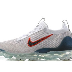 Air VaporMax 2021 Flyknit Blue Red DC9454-100 Running Shoes Women's/Men's