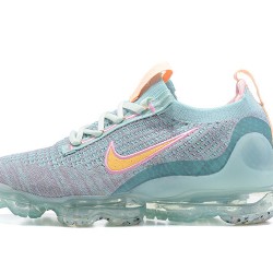 Air VaporMax 2021 Flyknit Green Pink DH4088-300 Running Shoes Women's/Men's