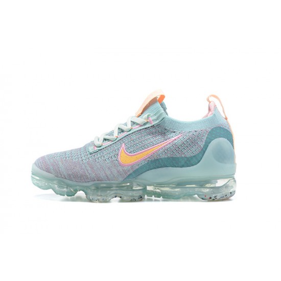 Air VaporMax 2021 Flyknit Green Pink DH4088-300 Running Shoes Women's/Men's