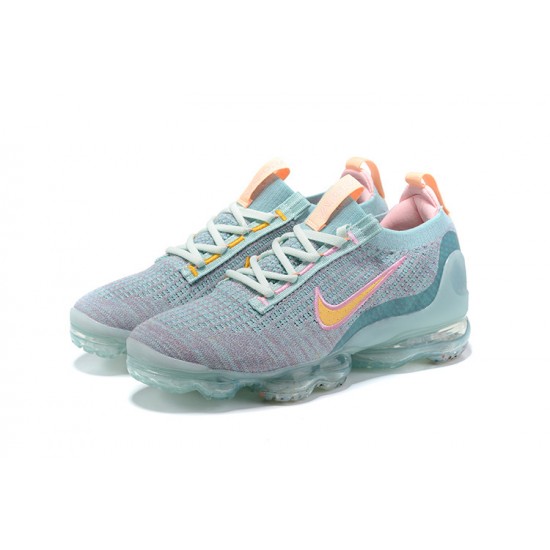 Air VaporMax 2021 Flyknit Green Pink DH4088-300 Running Shoes Women's/Men's