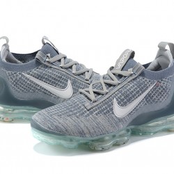 Air VaporMax 2021 Flyknit Grey Blue DH4084-400 Running Shoes Women's/Men's