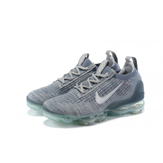 Air VaporMax 2021 Flyknit Grey Blue DH4084-400 Running Shoes Women's/Men's