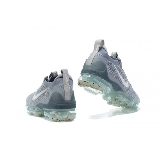 Air VaporMax 2021 Flyknit Grey Blue DH4084-400 Running Shoes Women's/Men's