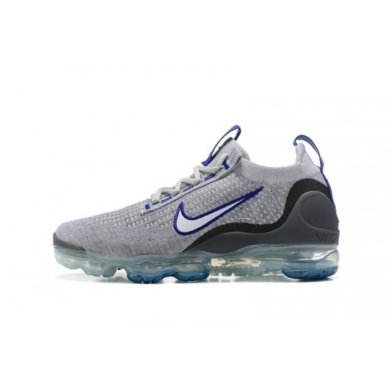 Air VaporMax 2021 Flyknit Grey Blue Running Shoes Women's/Men's