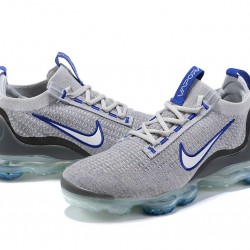 Air VaporMax 2021 Flyknit Grey Blue Running Shoes Women's/Men's