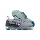 Air VaporMax 2021 Flyknit Grey Blue Running Shoes Women's/Men's