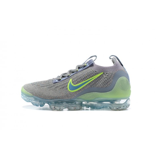 Air VaporMax 2021 Flyknit Grey Green DH4084-003 Running Shoes Women's/Men's