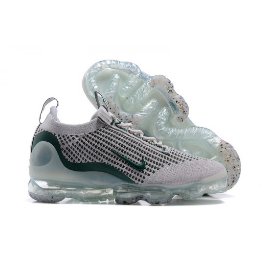 Air VaporMax 2021 Flyknit Grey Green DN3074-001 Running Shoes Women's/Men's