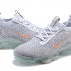 Air VaporMax 2021 Flyknit Grey Orange DH4090-002 Running Shoes Women's/Men's