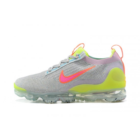 Air VaporMax 2021 Flyknit Grey Pink DH4088-002 Running Shoes Women's/Men's