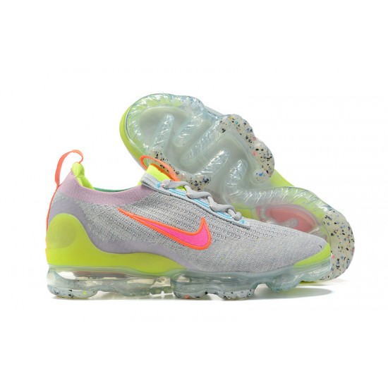 Air VaporMax 2021 Flyknit Grey Pink DH4088-002 Running Shoes Women's/Men's