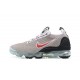 Air VaporMax 2021 Flyknit Grey Red DH4085-003 Running Shoes Women's/Men's