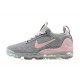 Air VaporMax 2021 Flyknit Grey and Pink Running Shoes Women's/Men's