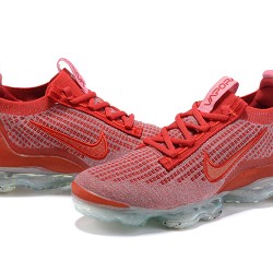 Air VaporMax 2021 Flyknit Red DC4112-800 Running Shoes Women's/Men's