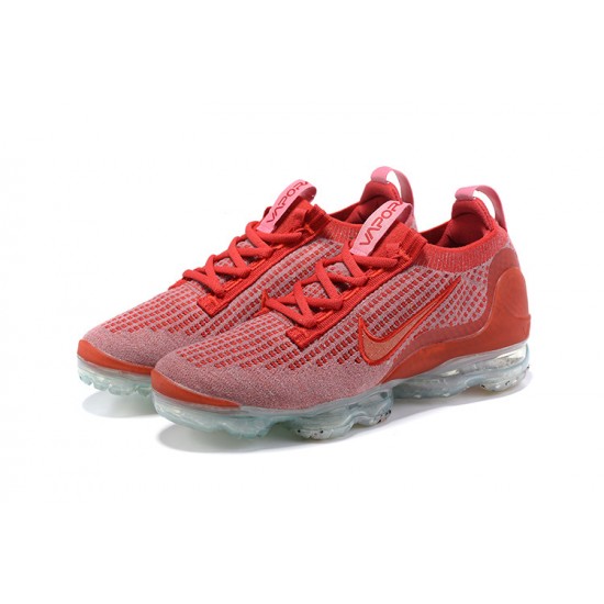 Air VaporMax 2021 Flyknit Red DC4112-800 Running Shoes Women's/Men's