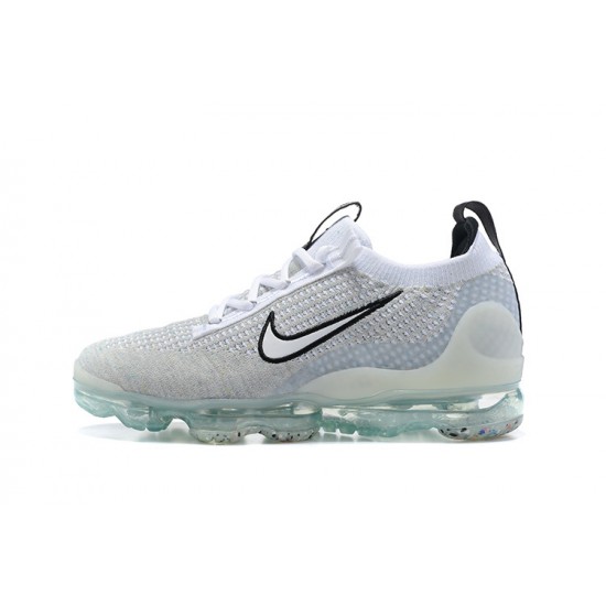 Air VaporMax 2021 Flyknit White Black DB1550-100 Running Shoes Women's/Men's