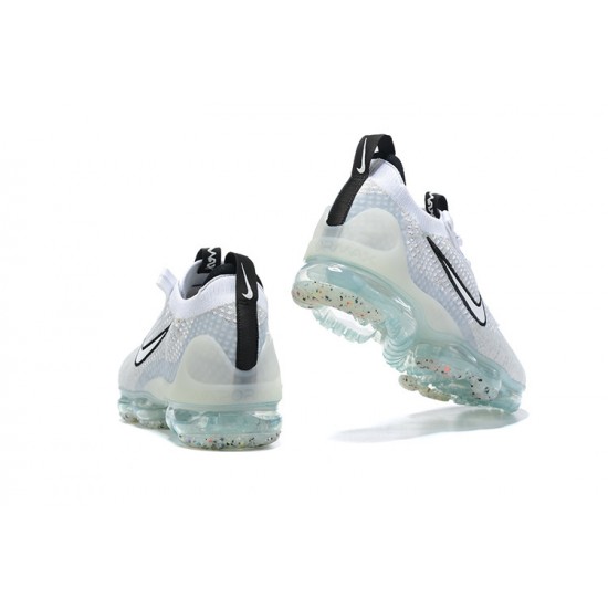 Air VaporMax 2021 Flyknit White Black DB1550-100 Running Shoes Women's/Men's