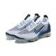 Air VaporMax 2021 Flyknit White Blue DM0025-001 Running Shoes Women's/Men's