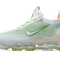 Air VaporMax 2021 Flyknit White Green FD0871-100 Running Shoes Women's/Men's