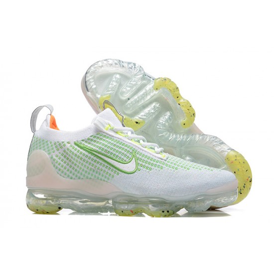 Air VaporMax 2021 Flyknit White Green FD0871-100 Running Shoes Women's/Men's