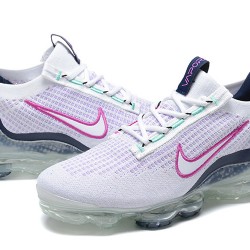 Air VaporMax 2021 Flyknit White Pink DB1550-105 Running Shoes Women's/Men's