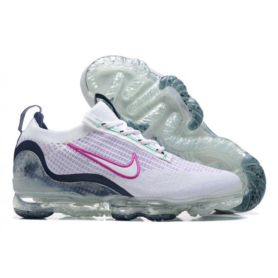 Air VaporMax 2021 Flyknit White Pink DB1550-105 Running Shoes Women's/Men's