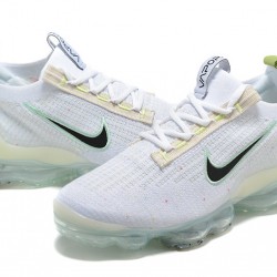 Air VaporMax 2021 Flyknit White and Black Running Shoes Women's/Men's