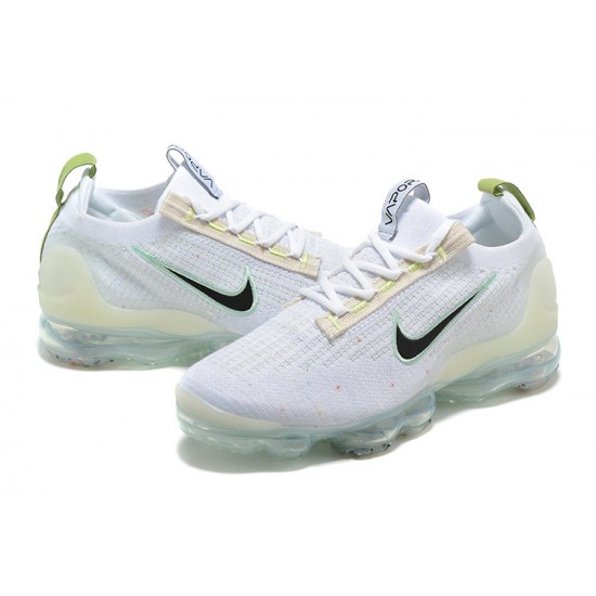 Air VaporMax 2021 Flyknit White and Black Running Shoes Women's/Men's