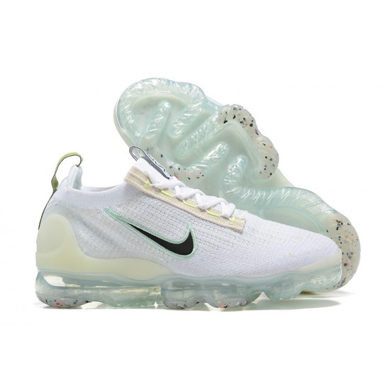 Air VaporMax 2021 Flyknit White and Black Running Shoes Women's/Men's