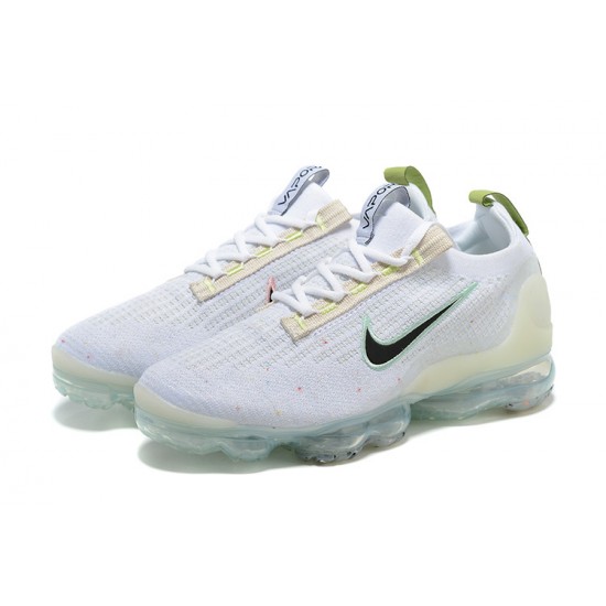 Air VaporMax 2021 Flyknit White and Black Running Shoes Women's/Men's