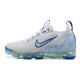 Air VaporMax 2021 Flyknit White and Blue Running Shoes Women's/Men's