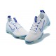 Air VaporMax 2021 Flyknit White and Blue Running Shoes Women's/Men's