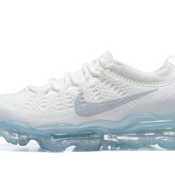 Air VaporMax 2023 Flyknit Pure Women's/Men's Platinum White Blue DV1678-002 Running Shoes