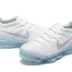 Air VaporMax 2023 Flyknit Pure Women's/Men's Platinum White Blue DV1678-002 Running Shoes