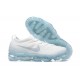 Air VaporMax 2023 Flyknit Pure Women's/Men's Platinum White Blue DV1678-002 Running Shoes