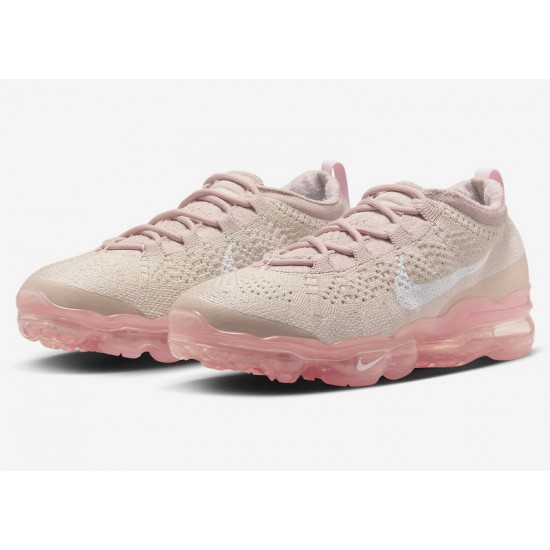 Air VaporMax 2023 Flyknit Oatmeal Pink DV6840-101 Running Shoes Women's