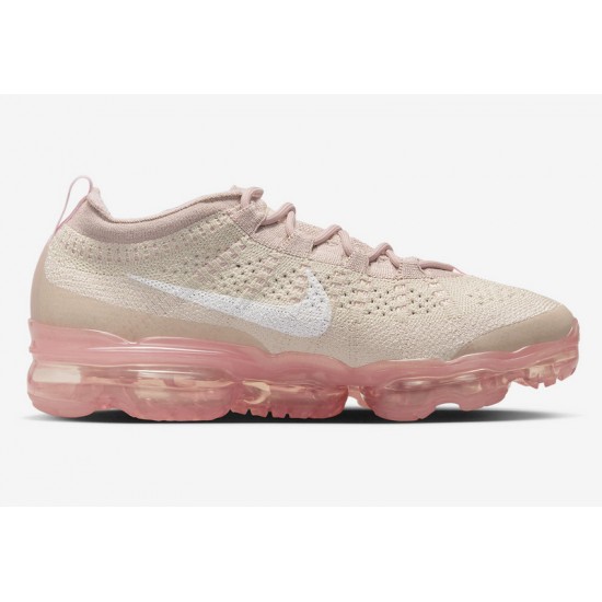 Air VaporMax 2023 Flyknit Oatmeal Pink DV6840-101 Running Shoes Women's